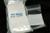 100-baggie pack, write-on, 3"x5"