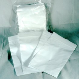100-baggie pack, White, 3"x5"