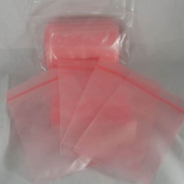 100-baggie pack, Pink, 3"x5"